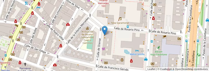 Mapa de ubicacion de Fairuz en Испания, Мадрид, Мадрид, Área Metropolitana De Madrid Y Corredor Del Henares, Мадрид.