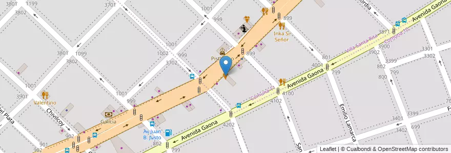 Mapa de ubicacion de Falomir, Villa Santa Rita en آرژانتین, Ciudad Autónoma De Buenos Aires, Buenos Aires.