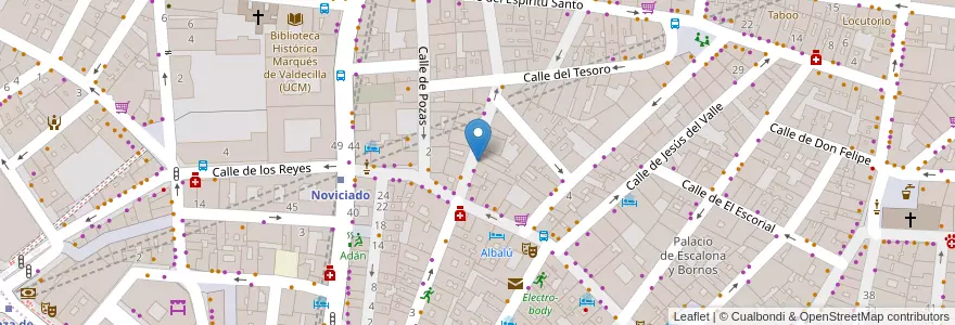 Mapa de ubicacion de Family Moon en Espanha, Comunidade De Madrid, Comunidade De Madrid, Área Metropolitana De Madrid Y Corredor Del Henares, Madrid.