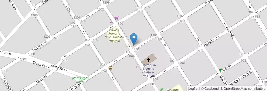Mapa de ubicacion de Fanaro, Rotisería Pizzería en アルゼンチン, ブエノスアイレス州, Partido De Zárate.