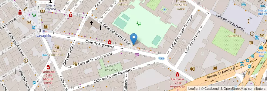 Mapa de ubicacion de Fantástico en Испания, Мадрид, Мадрид, Área Metropolitana De Madrid Y Corredor Del Henares, Мадрид.
