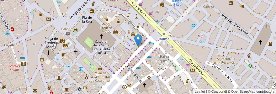 Mapa de ubicacion de Farggi en Spagna, Catalunya, Barcelona, Barcelonès, Barcelona.