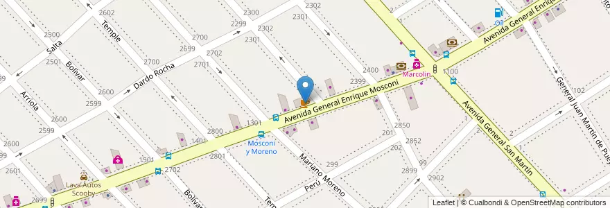 Mapa de ubicacion de Faricci en Argentina, Buenos Aires, Partido De La Matanza, Lomas Del Mirador.