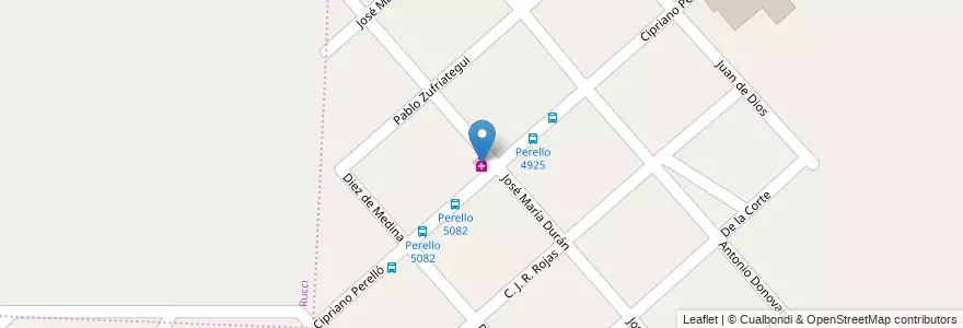 Mapa de ubicacion de Farmacia en 阿根廷, Córdoba, Departamento Capital, Pedanía Capital, Córdoba, Municipio De Córdoba.