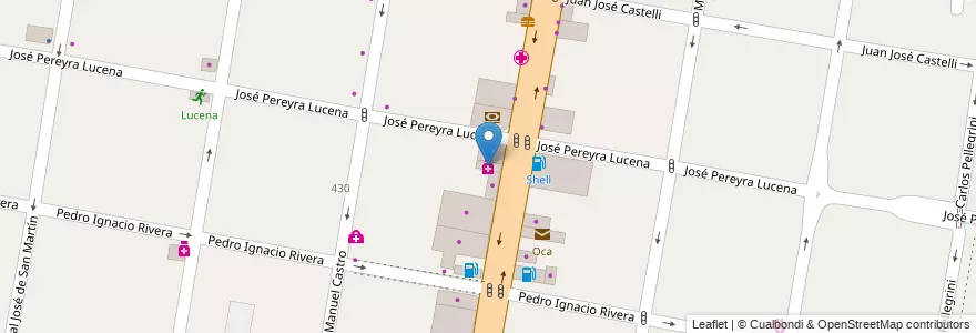 Mapa de ubicacion de Farmacia en الأرجنتين, بوينس آيرس, Partido De Lomas De Zamora, Lomas De Zamora.