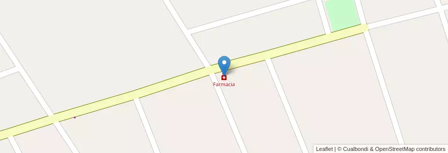 Mapa de ubicacion de Farmacia en アルゼンチン, サンルイス州, Ayacucho, Municipio De Luján.