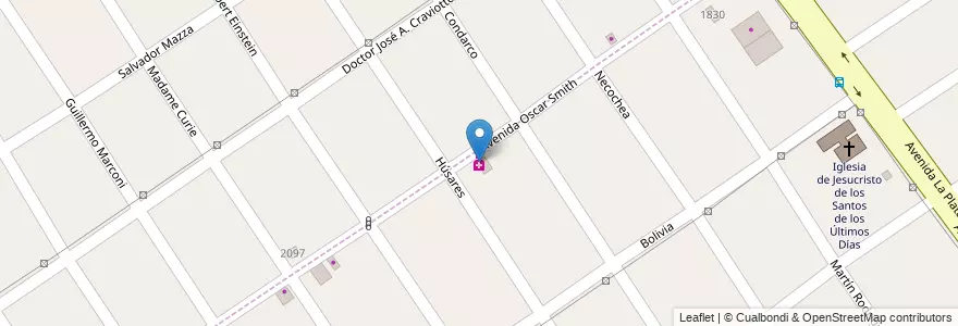 Mapa de ubicacion de Farmacia en Argentine, Province De Buenos Aires, Partido De Quilmes, Quilmes, Ezpeleta.