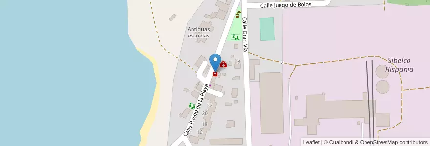 Mapa de ubicacion de Farmacia en スペイン, カスティーリャ・イ・レオン州, Burgos, Las Merindades, Arija.