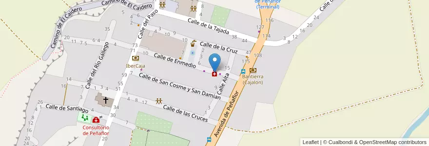 Mapa de ubicacion de Farmacia en إسبانيا, أرغون, سرقسطة, Zaragoza, سرقسطة.