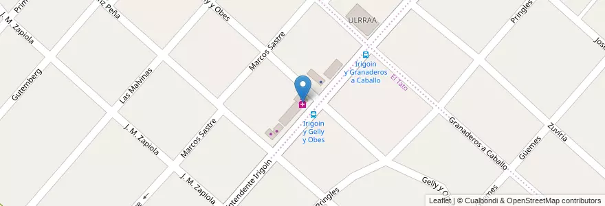 Mapa de ubicacion de Farmacia en الأرجنتين, بوينس آيرس, Partido De San Miguel, San Miguel.
