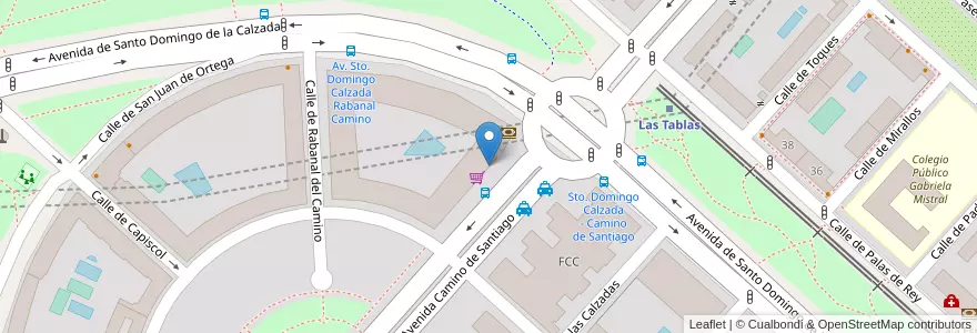 Mapa de ubicacion de Farmacia - Avenida Camino de Santiago 45 en إسبانيا, منطقة مدريد, منطقة مدريد, Área Metropolitana De Madrid Y Corredor Del Henares, مدريد.