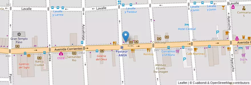 Mapa de ubicacion de Farmacia, Balvanera en 아르헨티나, Ciudad Autónoma De Buenos Aires, Comuna 3, 부에노스아이레스.