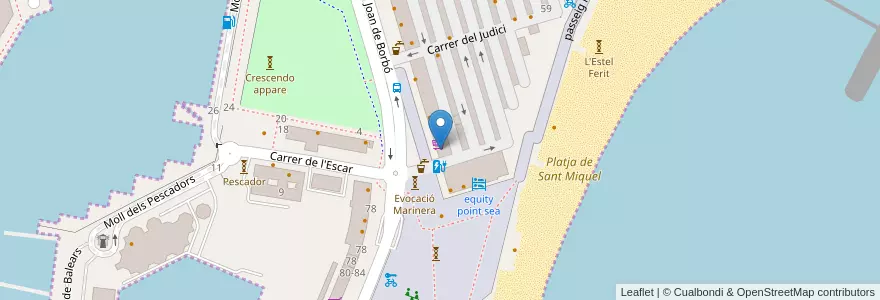 Mapa de ubicacion de Farmàcia Boada Masip en Spagna, Catalunya, Barcelona, Barcelonès, Barcelona.