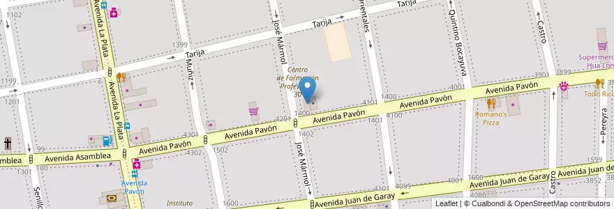 Mapa de ubicacion de Farmacia, Boedo en Argentine, Ciudad Autónoma De Buenos Aires, Comuna 5, Buenos Aires.