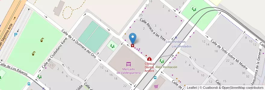 Mapa de ubicacion de Farmacia Bosqued en Espanha, Aragão, Saragoça, Zaragoza, Saragoça.