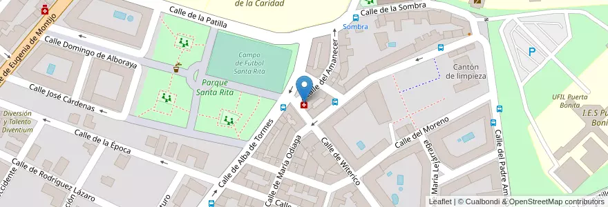 Mapa de ubicacion de Farmacia - Calle Amanecer 11 en 스페인, Comunidad De Madrid, Comunidad De Madrid, Área Metropolitana De Madrid Y Corredor Del Henares, 마드리드.