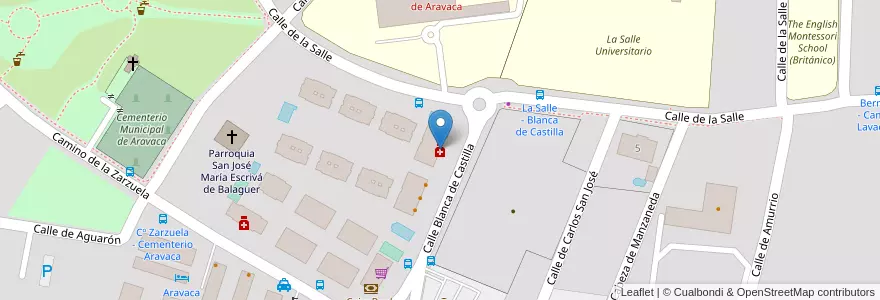 Mapa de ubicacion de Farmacia - Calle Blanca de Castilla 11 en Испания, Мадрид, Мадрид, Área Metropolitana De Madrid Y Corredor Del Henares, Мадрид.