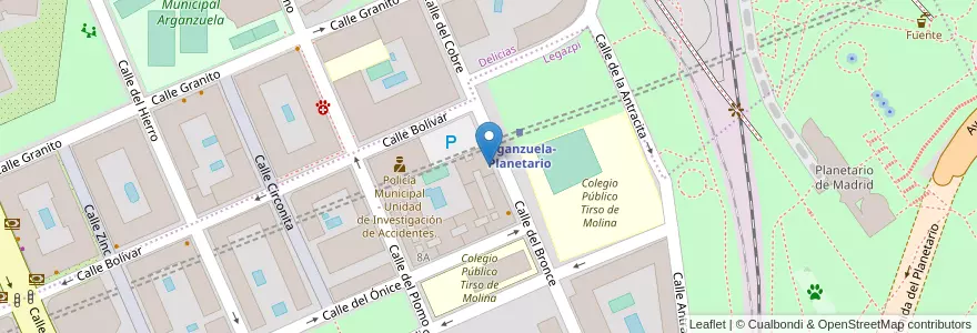 Mapa de ubicacion de Farmacia - Calle Bronce, 4 en Испания, Мадрид, Мадрид, Área Metropolitana De Madrid Y Corredor Del Henares, Мадрид.