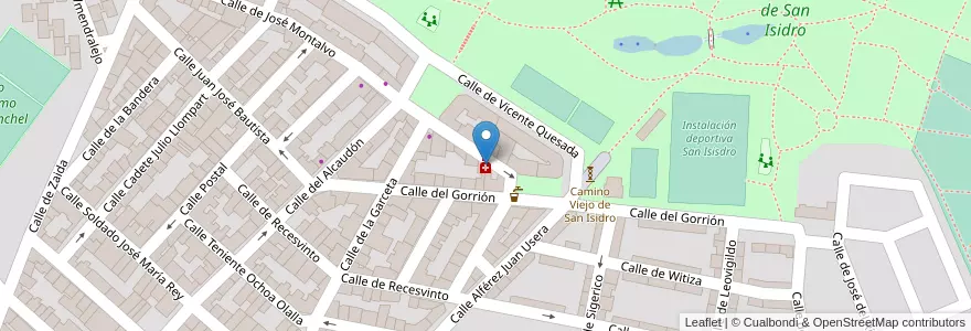 Mapa de ubicacion de Farmacia - Calle Cabo Suceso Terrero 3 en Spagna, Comunidad De Madrid, Comunidad De Madrid, Área Metropolitana De Madrid Y Corredor Del Henares, Madrid.
