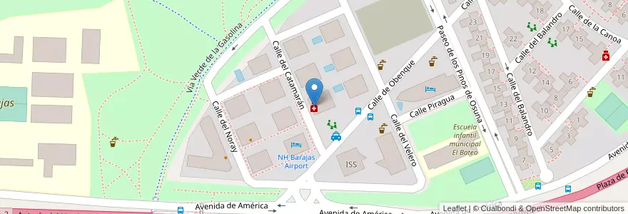 Mapa de ubicacion de Farmacia - Calle Catamarán 2 en إسبانيا, منطقة مدريد, منطقة مدريد, Área Metropolitana De Madrid Y Corredor Del Henares, مدريد.