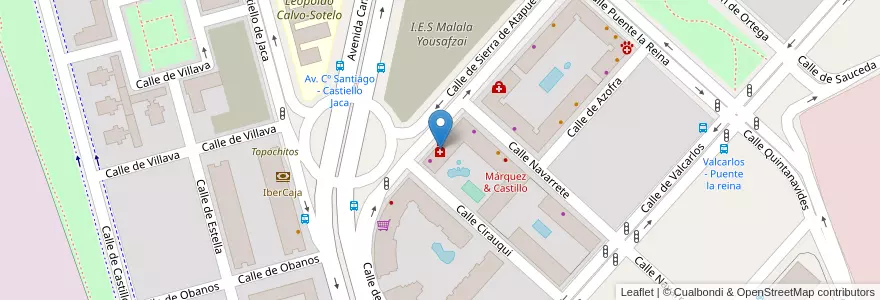 Mapa de ubicacion de Farmacia - Calle Cirauqui en إسبانيا, منطقة مدريد, منطقة مدريد, Área Metropolitana De Madrid Y Corredor Del Henares, مدريد.