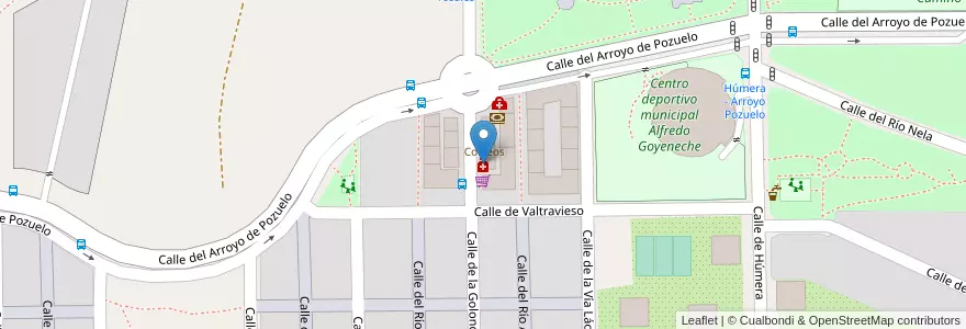 Mapa de ubicacion de Farmacia - Calle Golondrina 31 en Espanha, Comunidade De Madrid, Comunidade De Madrid, Área Metropolitana De Madrid Y Corredor Del Henares, Madrid.