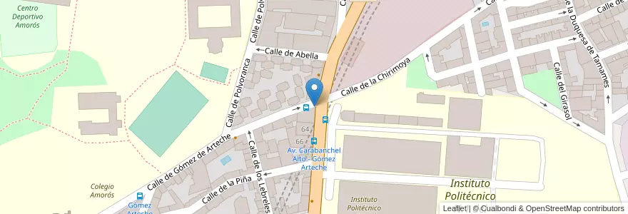 Mapa de ubicacion de Farmacia - Calle Gómez de Arteche 1 en Espanha, Comunidade De Madrid, Comunidade De Madrid, Área Metropolitana De Madrid Y Corredor Del Henares, Madrid.