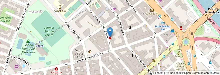 Mapa de ubicacion de Farmacia - Calle Jesús del Gran Poder 11 en إسبانيا, منطقة مدريد, منطقة مدريد, Área Metropolitana De Madrid Y Corredor Del Henares, مدريد.