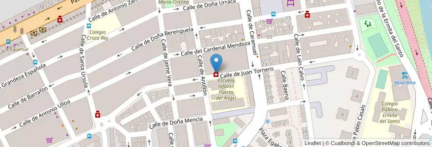 Mapa de ubicacion de Farmacia - Calle Juan Tornero 42 en Spanien, Autonome Gemeinschaft Madrid, Autonome Gemeinschaft Madrid, Área Metropolitana De Madrid Y Corredor Del Henares, Madrid.