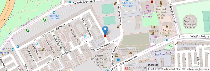 Mapa de ubicacion de Farmacia - Calle Lenceros 15 en Испания, Мадрид, Мадрид, Área Metropolitana De Madrid Y Corredor Del Henares, Мадрид.