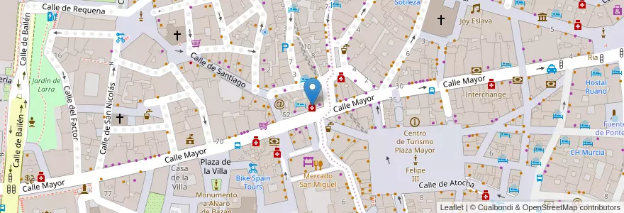 Mapa de ubicacion de Farmacia - Calle Mayor 44 en إسبانيا, منطقة مدريد, منطقة مدريد, Área Metropolitana De Madrid Y Corredor Del Henares, مدريد.