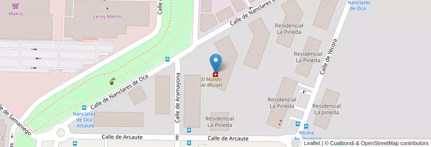 Mapa de ubicacion de Farmacia - Calle Nanclares de Oca 14 en اسپانیا, بخش خودمختار مادرید, بخش خودمختار مادرید, Área Metropolitana De Madrid Y Corredor Del Henares, مادرید.