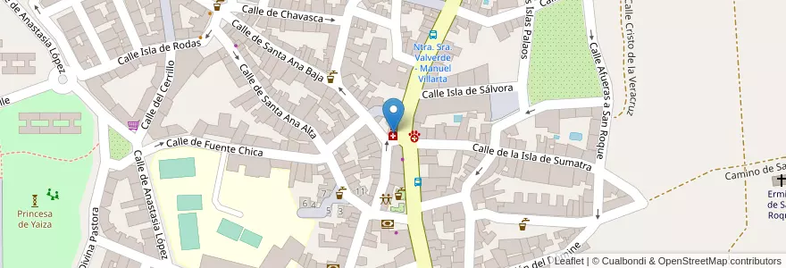 Mapa de ubicacion de Farmacia - Calle Nuestra Señora de Valverde 71 en اسپانیا, بخش خودمختار مادرید, بخش خودمختار مادرید, Área Metropolitana De Madrid Y Corredor Del Henares, مادرید.