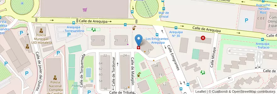 Mapa de ubicacion de Farmacia - Calle Torquemada 25 en España, Comunidad De Madrid, Comunidad De Madrid, Área Metropolitana De Madrid Y Corredor Del Henares, Madrid.