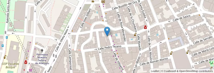 Mapa de ubicacion de Farmacia - Calle Villaamil 51 en Espanha, Comunidade De Madrid, Comunidade De Madrid, Área Metropolitana De Madrid Y Corredor Del Henares, Madrid.