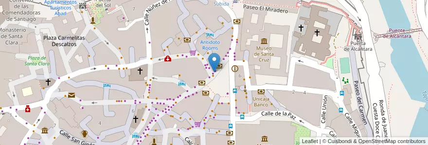 Mapa de ubicacion de Farmacia Castro Sierra en Испания, Кастилия-Ла-Манча, Толедо, Толедо, Толедо.