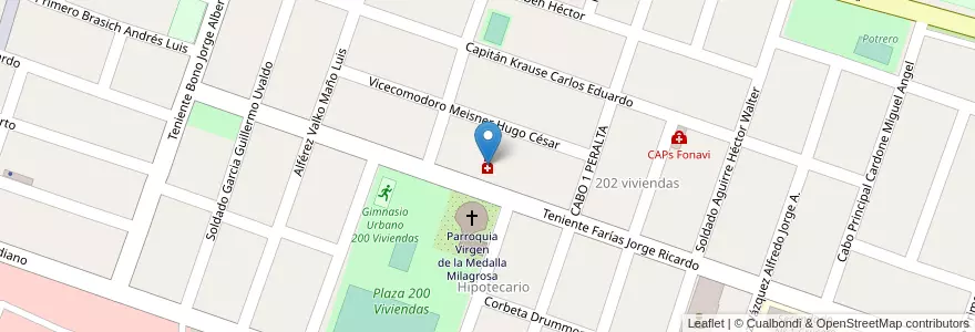 Mapa de ubicacion de Farmacia del Alto Comedero en Argentina, Jujuy, Departamento Doctor Manuel Belgrano, Municipio De San Salvador De Jujuy, Alto Comedero.