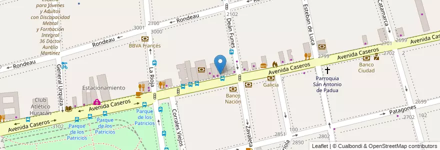 Mapa de ubicacion de Farmacia Del Arte, Parque Patricios en الأرجنتين, Ciudad Autónoma De Buenos Aires, Comuna 4, Buenos Aires.