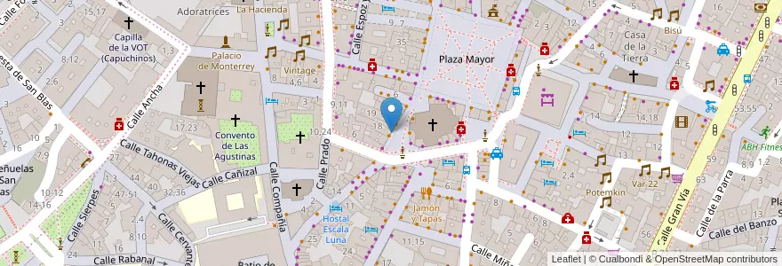 Mapa de ubicacion de Farmacia del Corrillo en España, Castilla Y León, Salamanca, Campo De Salamanca, Salamanca.