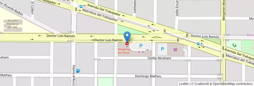 Mapa de ubicacion de Farmacia del Pueblo en Argentinien, Chile, Provinz Neuquén, Departamento Confluencia, Municipio De Neuquén, Neuquén.