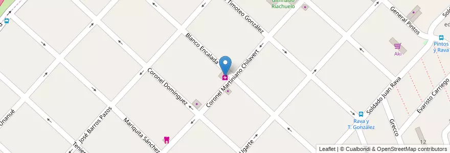Mapa de ubicacion de Farmacia Diamore en Argentinië, Buenos Aires, Partido De La Matanza, Villa Celina.