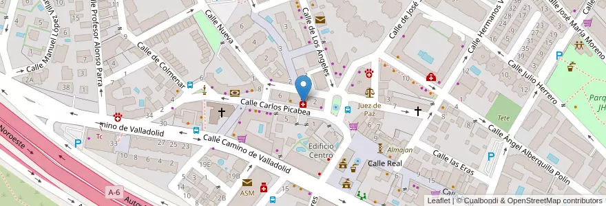 Mapa de ubicacion de Farmacia Enrique Gálvez Ruano en Spagna, Comunidad De Madrid, Comunidad De Madrid, Cuenca Del Guadarrama, Torrelodones.