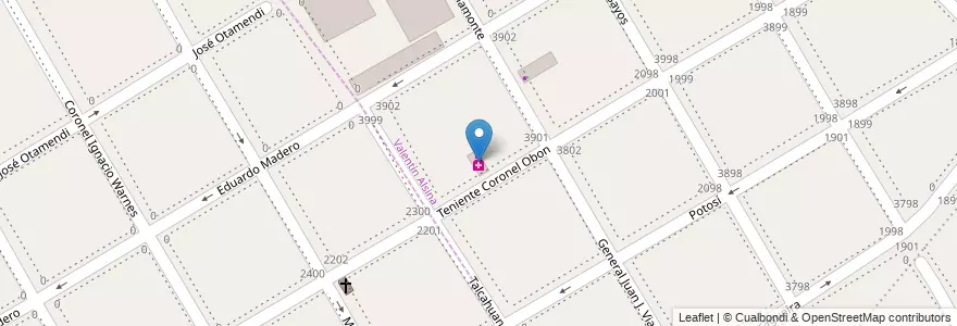 Mapa de ubicacion de Farmacia Estrada en الأرجنتين, بوينس آيرس, Partido De Lanús.