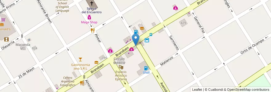 Mapa de ubicacion de Farmacia Fabbro en Arjantin, Buenos Aires, Partido De Quilmes, Quilmes.