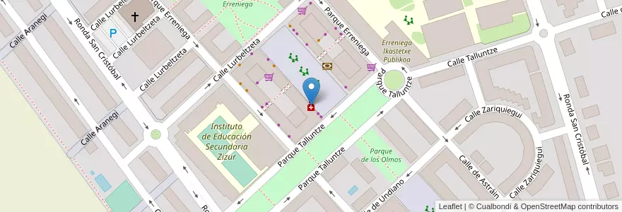 Mapa de ubicacion de Farmacia Farplus en Espagne, Navarre, Navarre, Zizur Mayor/Zizur Nagusia.