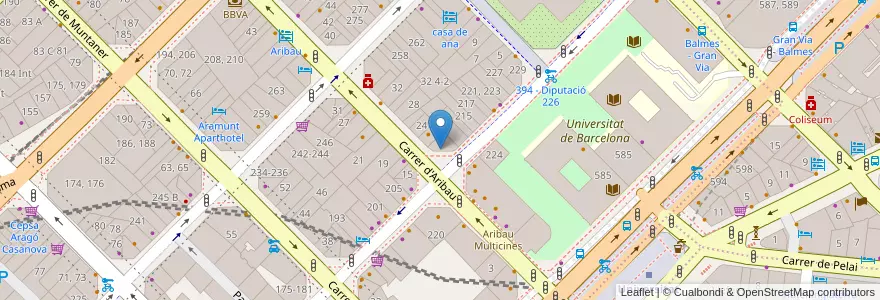 Mapa de ubicacion de Farmacia Feriche en Espanha, Catalunha, Barcelona, Barcelonès, Barcelona.