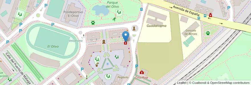 Mapa de ubicacion de Farmacia Ferrer en 西班牙, Comunidad De Madrid, Comunidad De Madrid, Área Metropolitana De Madrid Y Corredor Del Henares, Coslada.