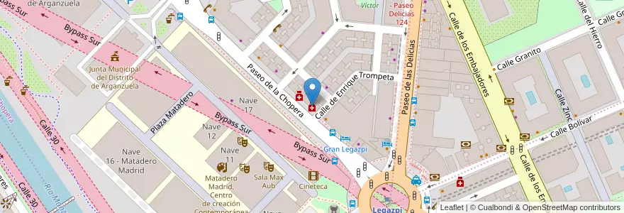 Mapa de ubicacion de Farmacia Freire Escobar en Spanien, Autonome Gemeinschaft Madrid, Autonome Gemeinschaft Madrid, Área Metropolitana De Madrid Y Corredor Del Henares, Madrid.