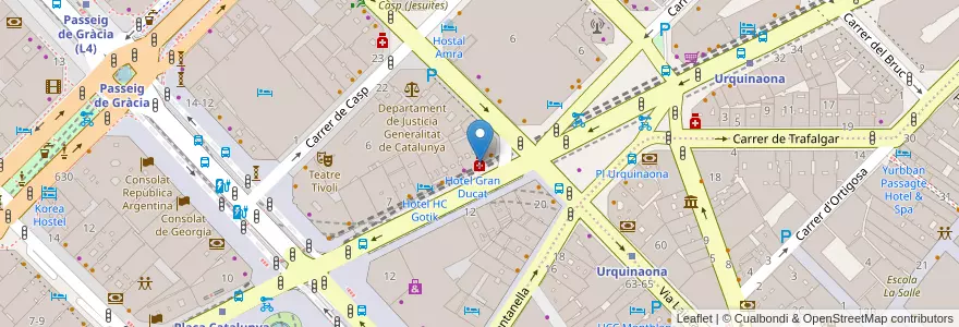 Mapa de ubicacion de Farmacia Germana en Spagna, Catalunya, Barcelona, Barcelonès, Barcelona.