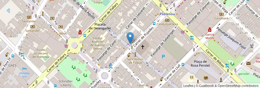 Mapa de ubicacion de Farmàcia Jaume Giró en 西班牙, Catalunya, Barcelona, Barcelonès, Barcelona.